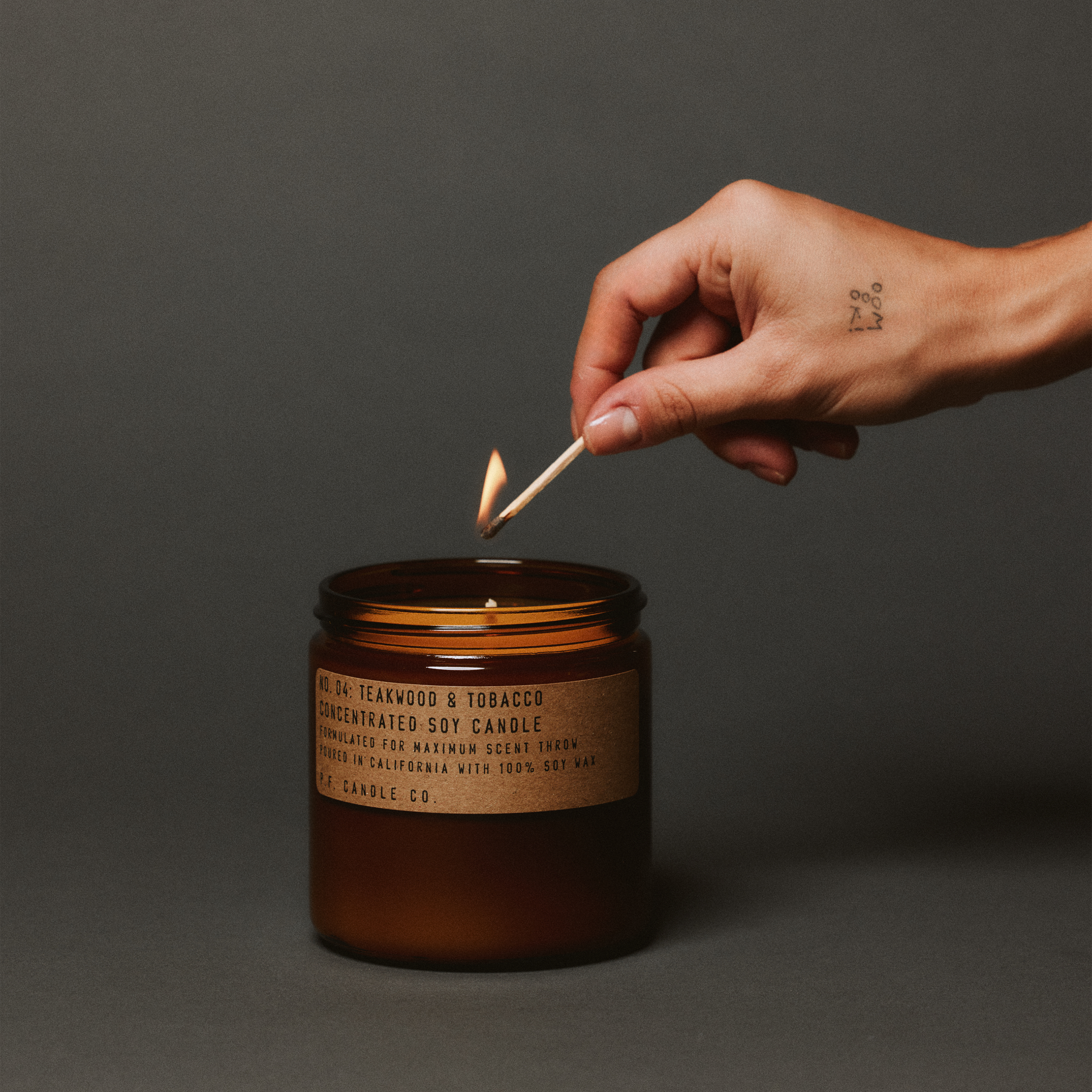 Teakwood & Tobacco – Large Concentrated Candle